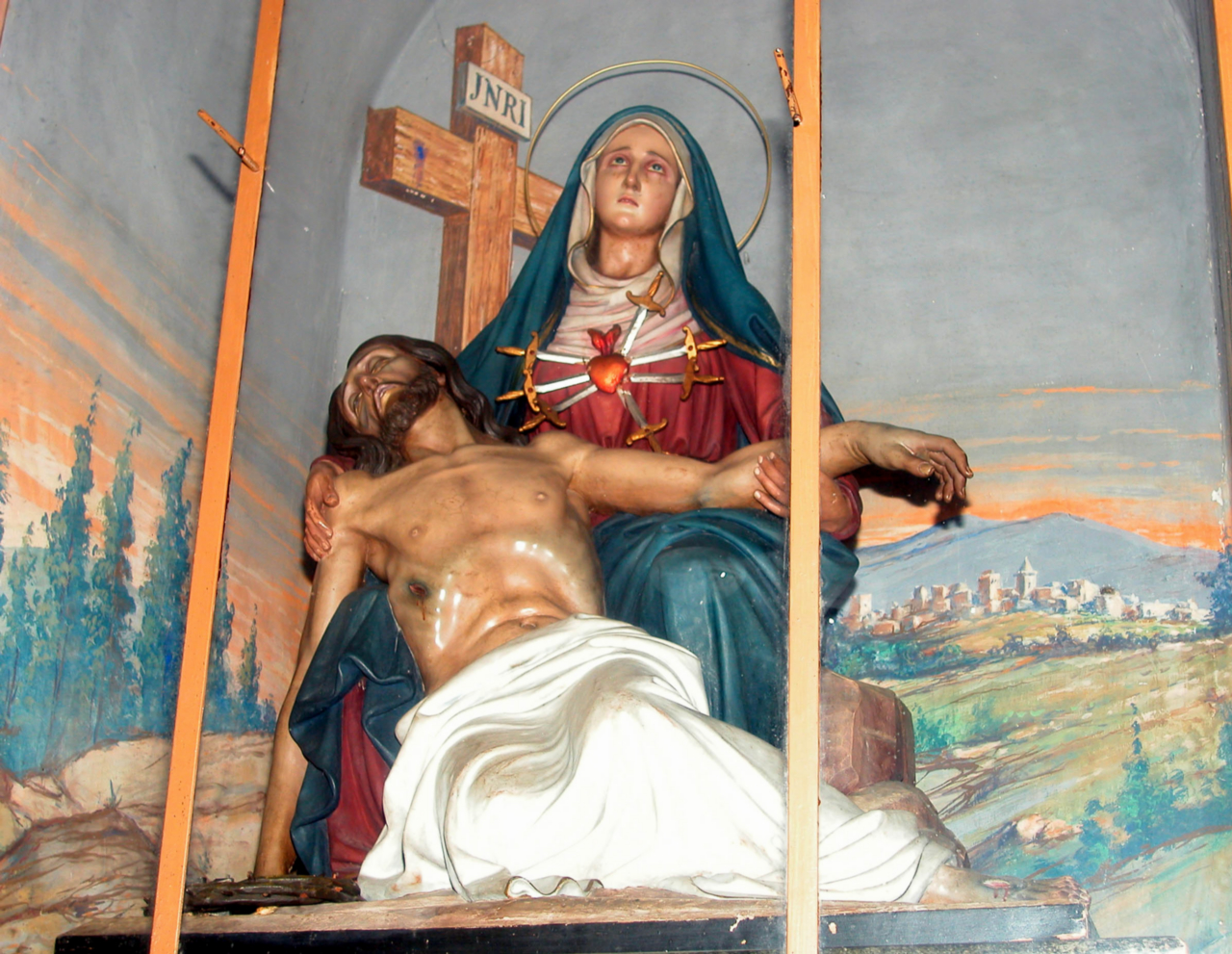 Pietà (statua processionale) di Costantini Costantino (inizio sec. XX)