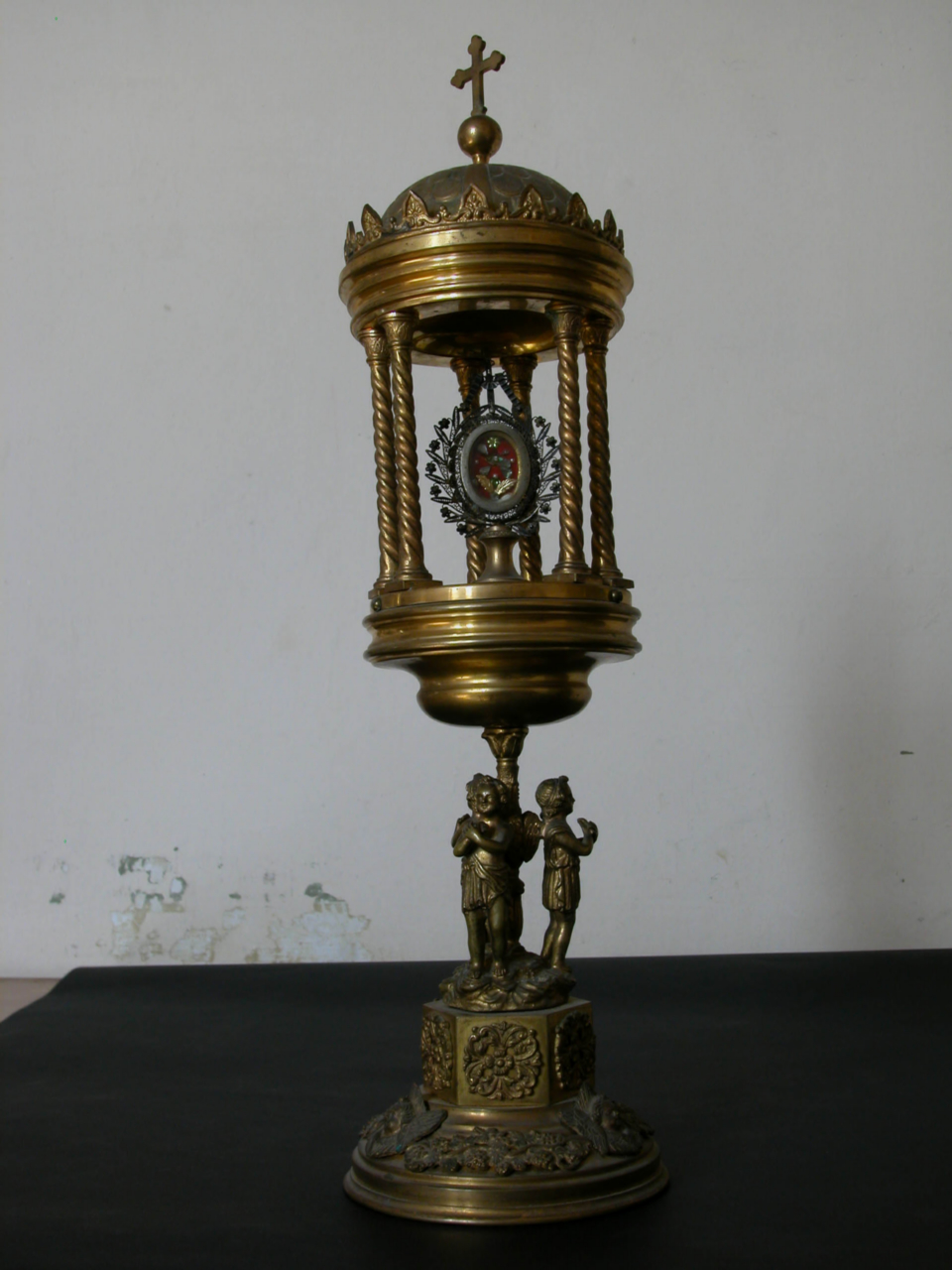 reliquiario - a ostensorio - bottega marchigiana (fine sec. XIX)