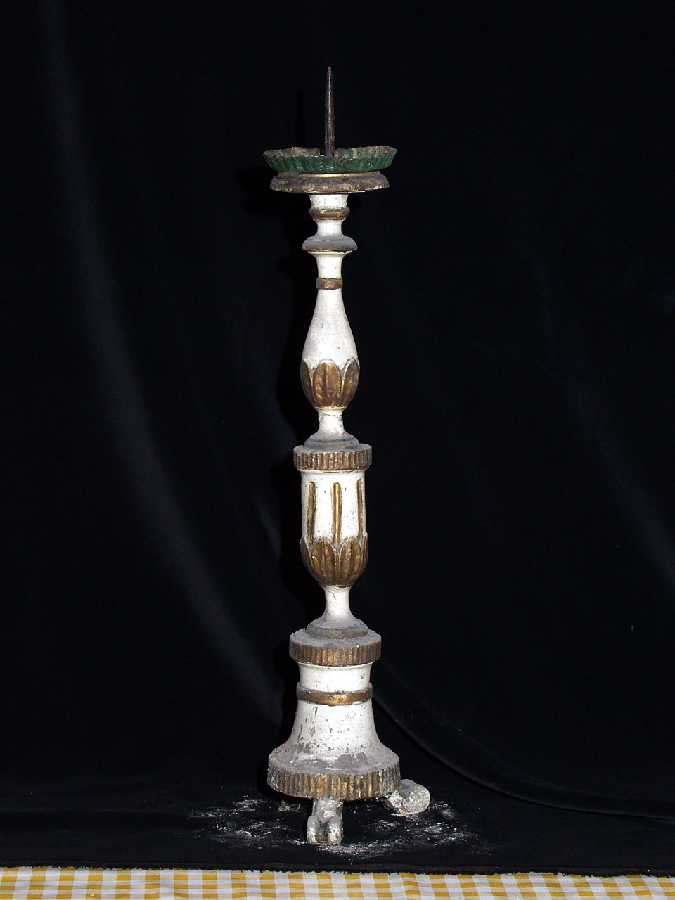 candelabro, serie - bottega marchigiana (sec. XIX)