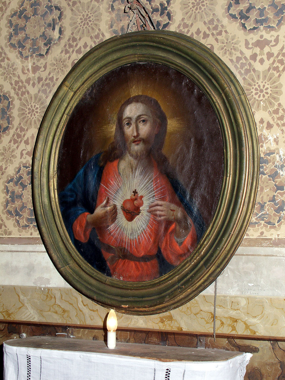 Sacro Cuore di Gesù (dipinto) - bottega marchigiana (sec. XIX)