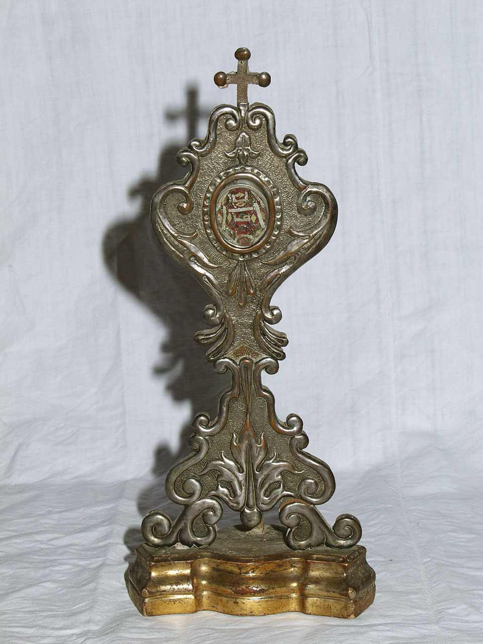 reliquiario - a ostensorio - bottega marchigiana (prima metà sec. XIX)