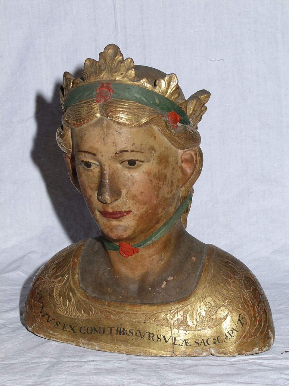 Sant'Orsola (reliquiario - a busto) - bottega marchigiana (sec. XIX)