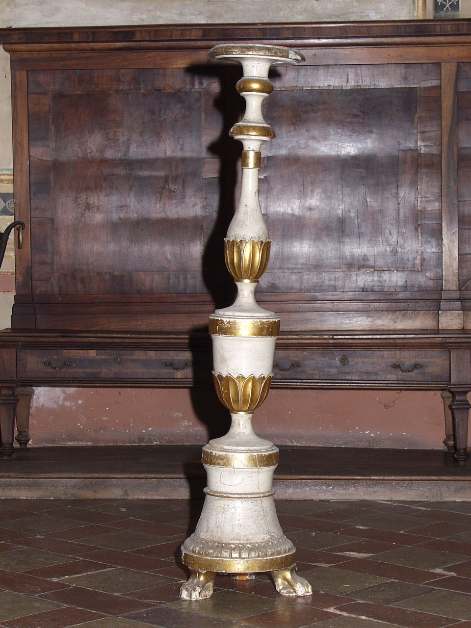 candelabro, serie - bottega marchigiana (sec. XIX)