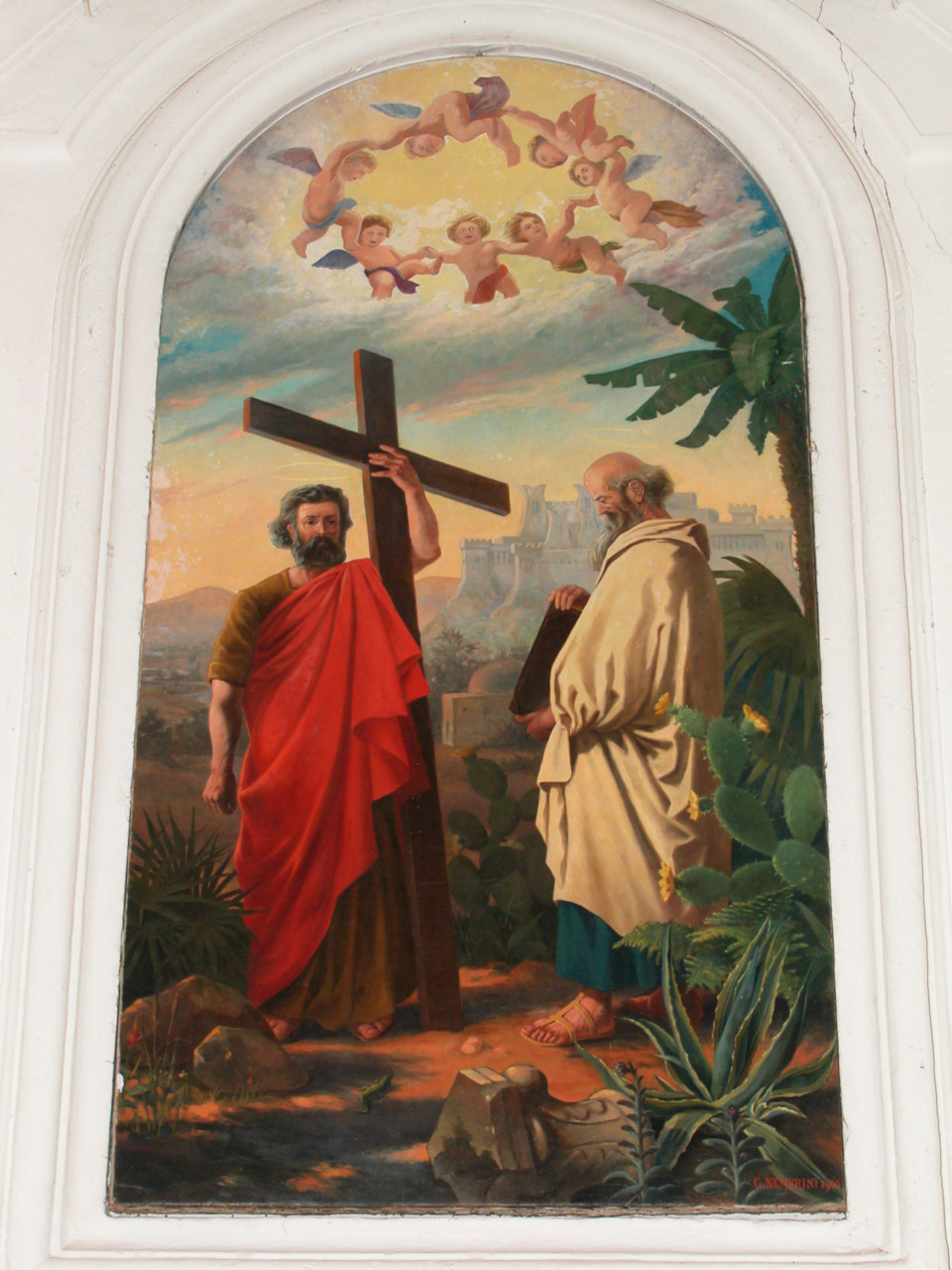 Santi Filippo e Giacomo (dipinto) di Nembrini G (inizio sec. XX)