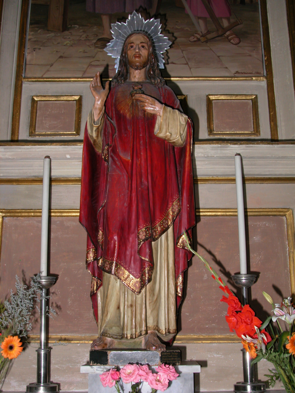 Sacro Cuore di Gesù (statua) - bottega altoatesina (prima metà sec. XX)