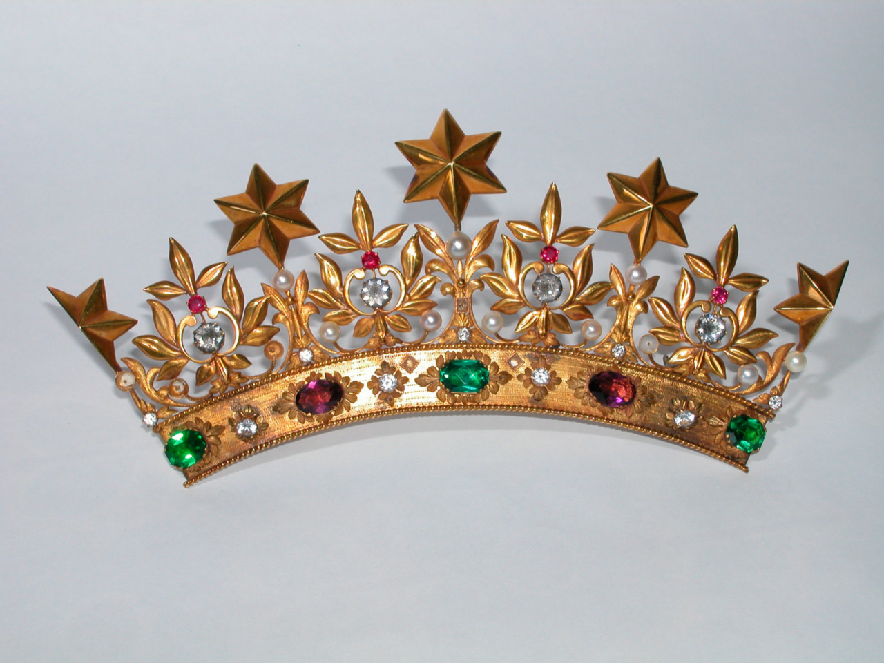 corona da dipinto, elemento d'insieme - bottega marchigiana (prima metà sec. XX)