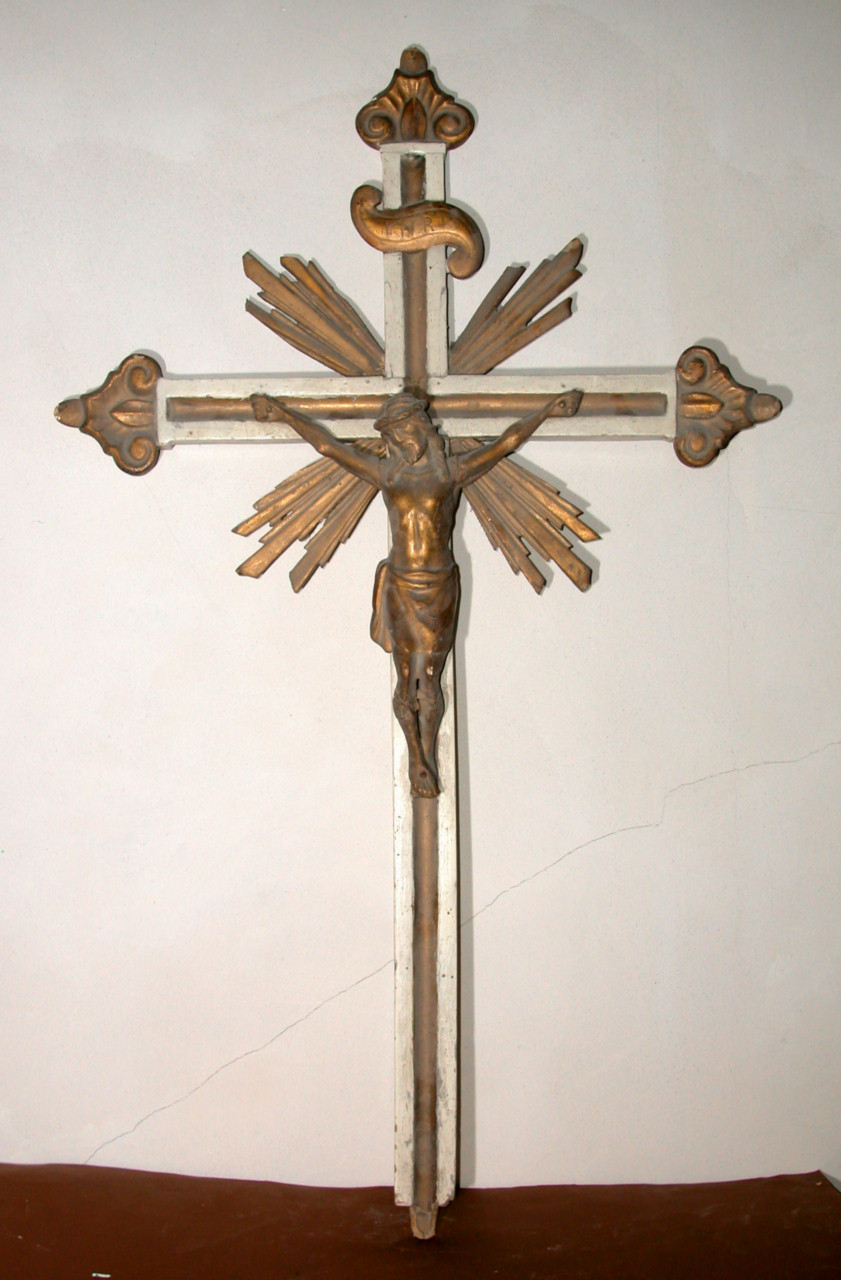 croce processionale - bottega marchigiana (sec. XIX)