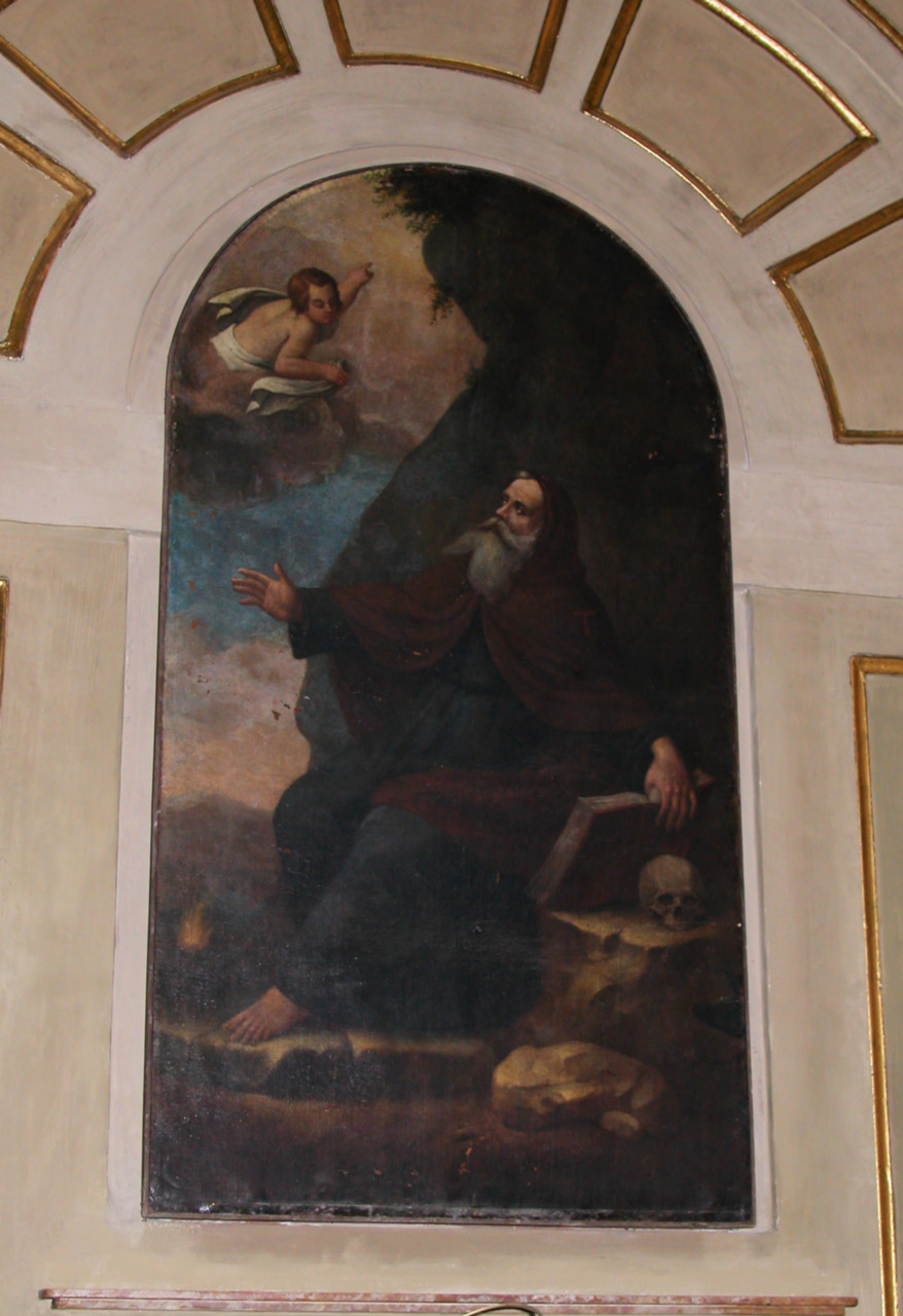 Sant'Antonio Abate (dipinto) di Bonarelli Godeardo (sec. XIX)