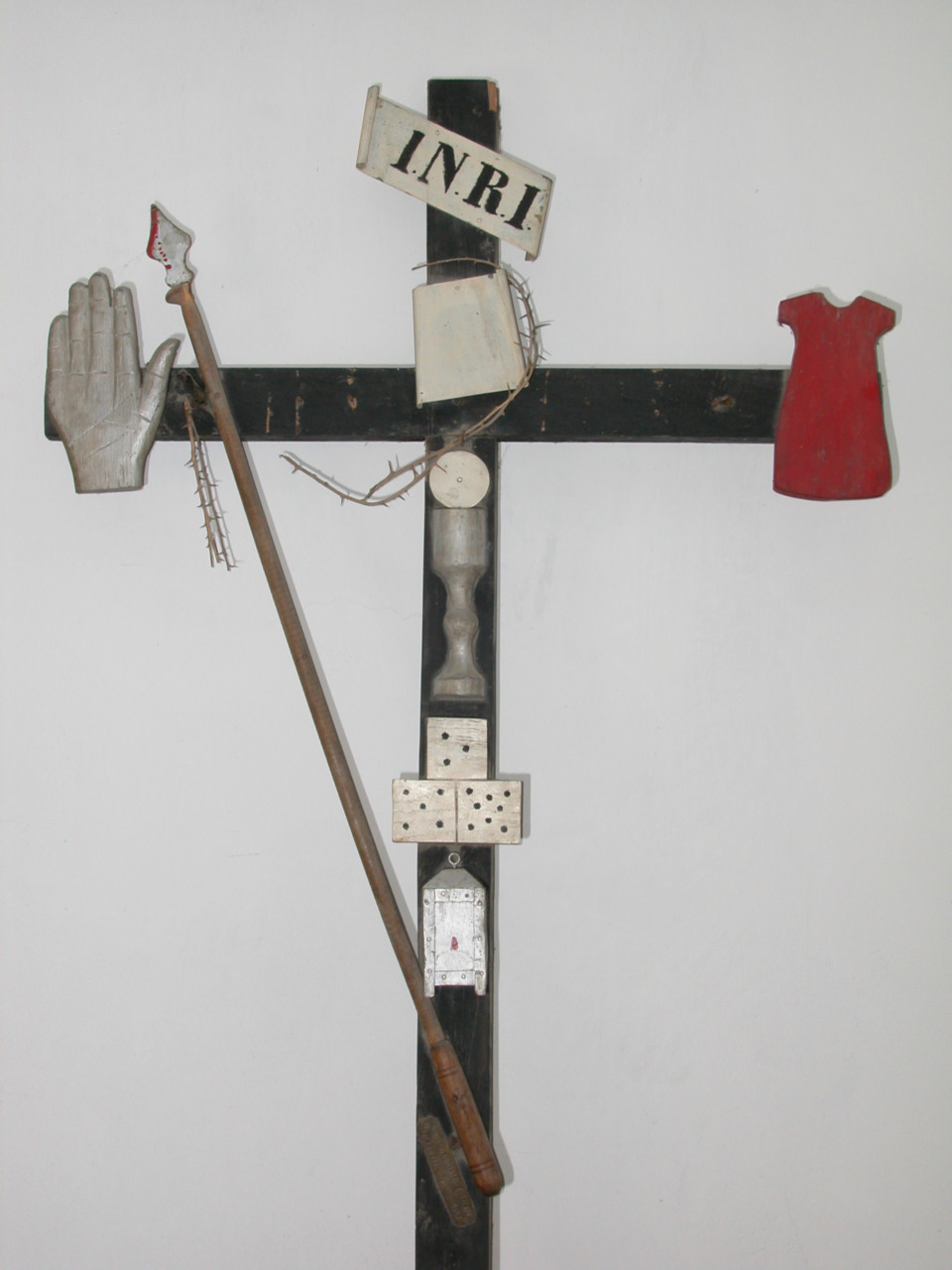 croce processionale - bottega marchigiana (metà sec. XX)