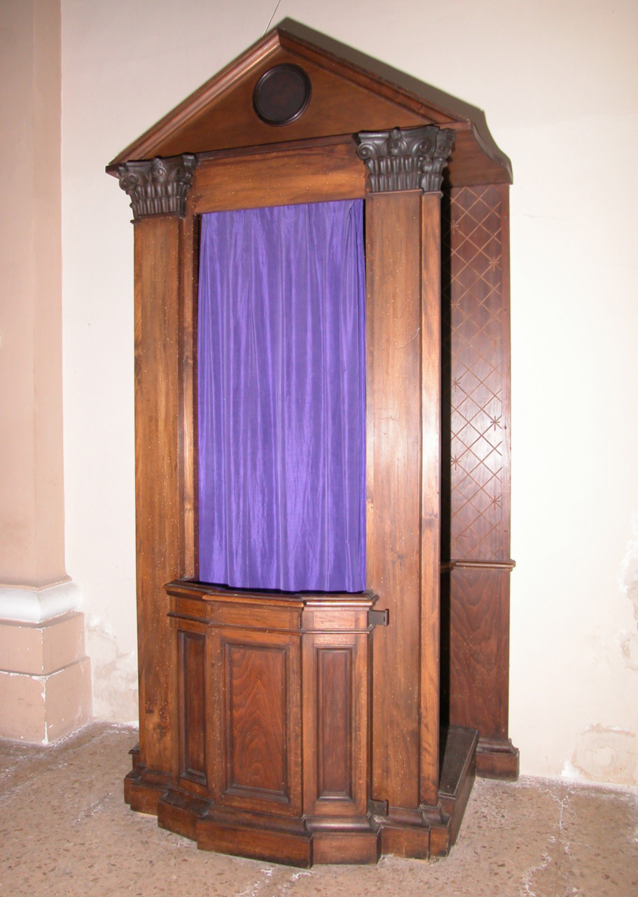 confessionale - bottega marchigiana (sec. XIX)