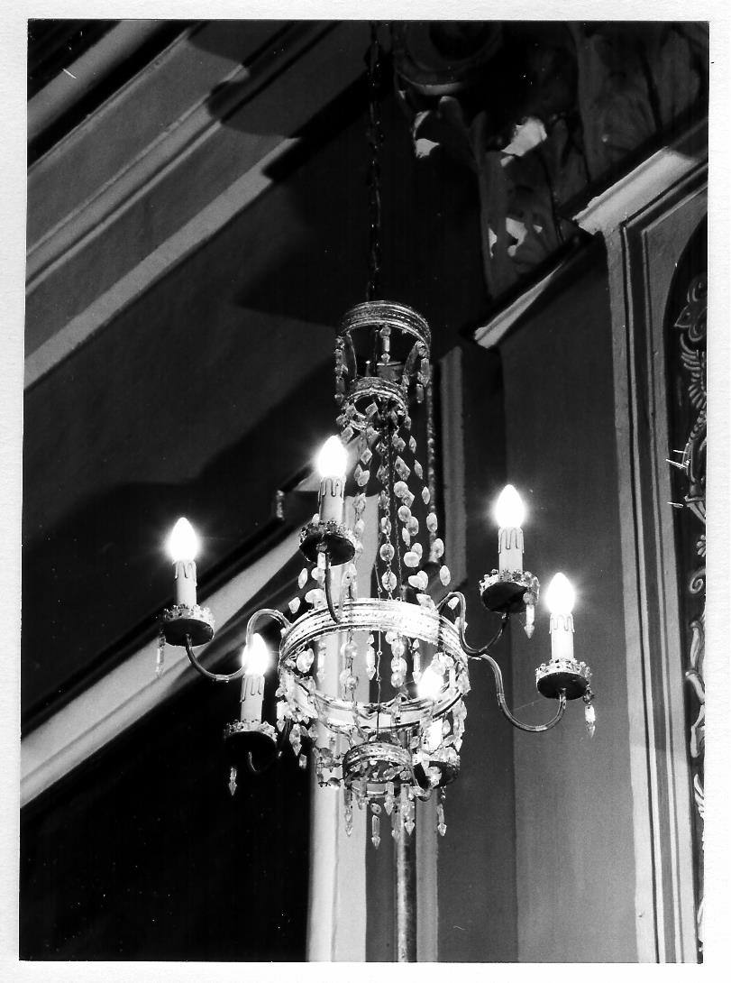 lampadario - a bracci, coppia - bottega marchigiana (sec. XIX)