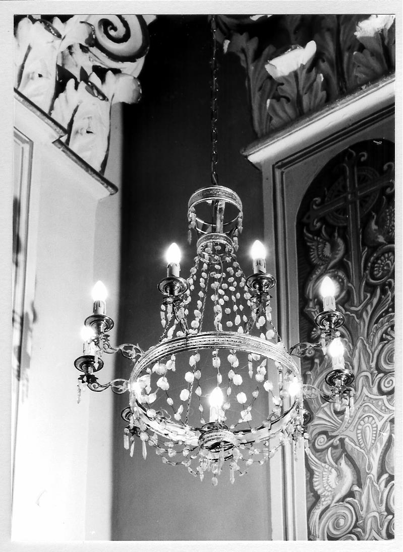 lampadario - a bracci, serie - bottega marchigiana (sec. XIX)