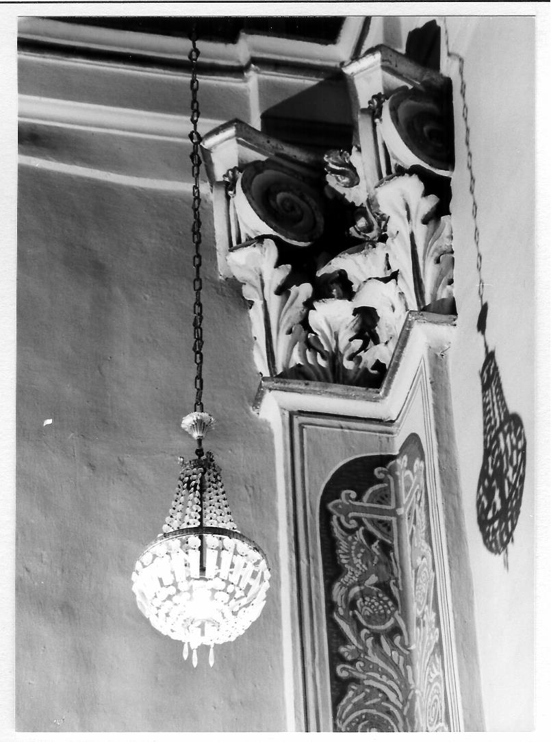 lampadario, coppia - bottega marchigiana (prima metà sec. XX)