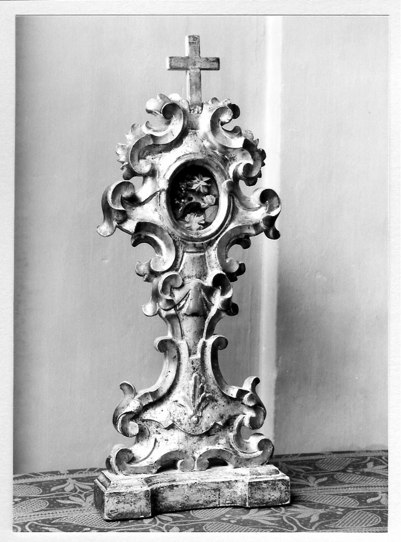 reliquiario, serie - bottega marchigiana (fine/inizio secc. XVII/ XVIII)