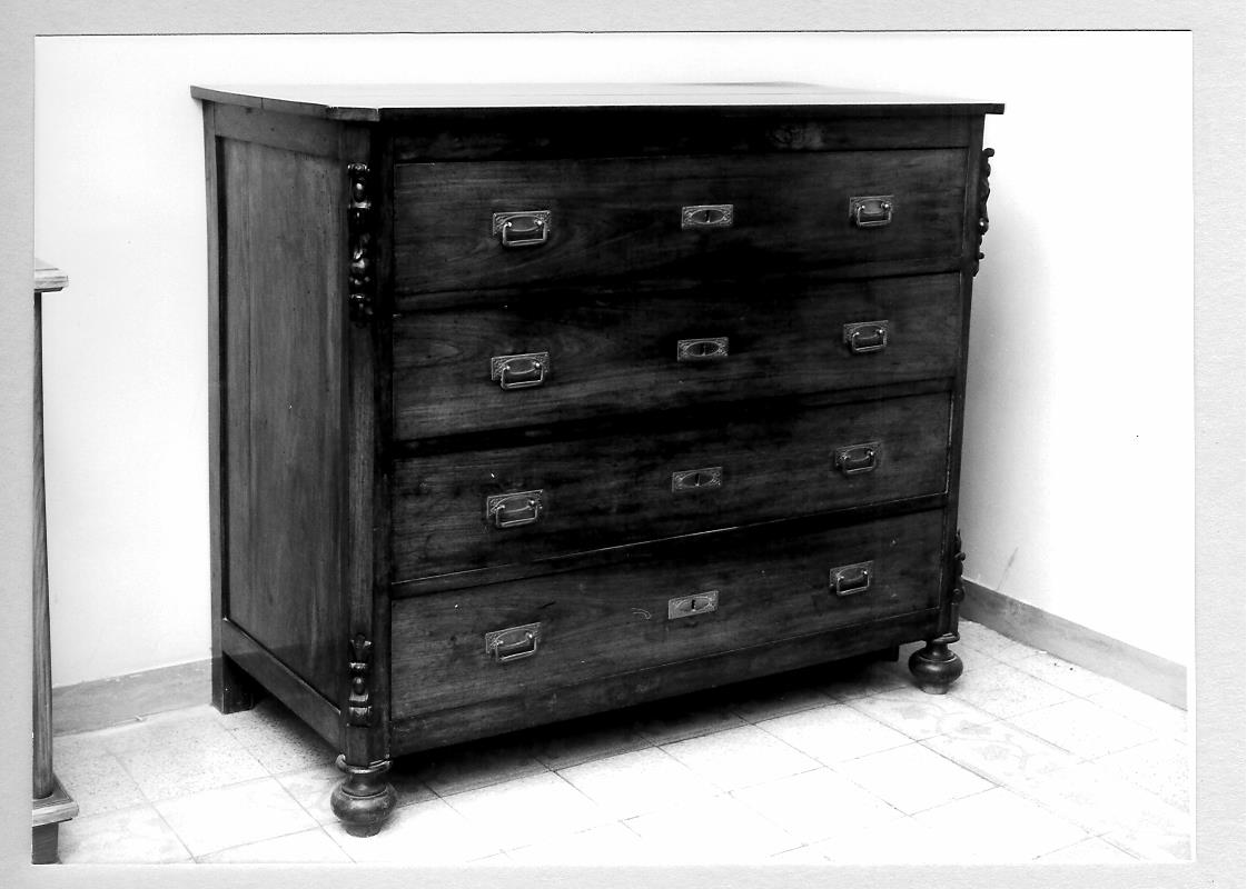 cassettone - bottega marchigiana (fine/inizio secc. XIX/ XX)