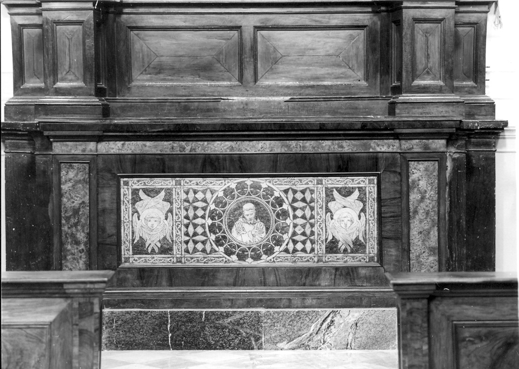 San Francesco d'Assisi (paliotto) - bottega marchigiana (fine/inizio secc. XVIII/ XIX)