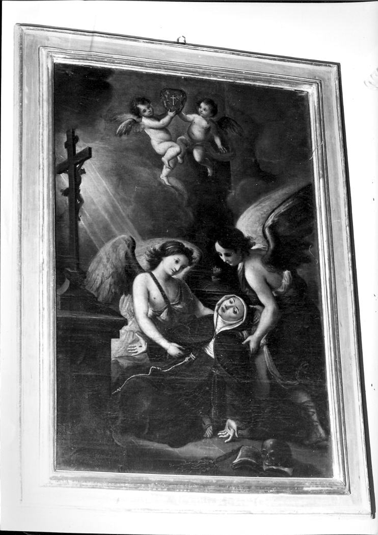 estasi della beata Veronica Giuliani (dipinto) di Ceccarini Sebastiano (scuola) (sec. XVIII)