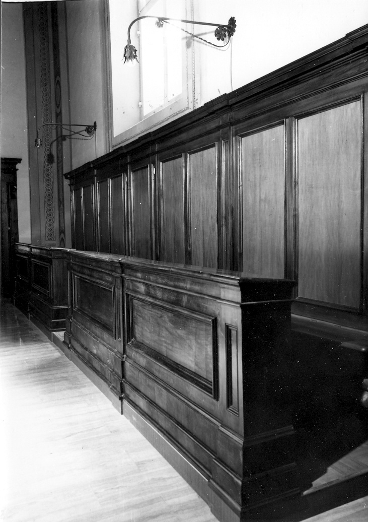 stalli del coro - bottega marchigiana (sec. XIX)