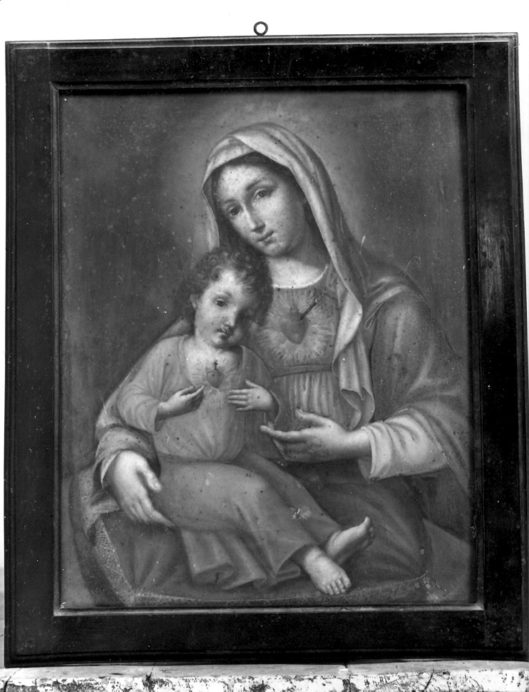 Madonna del Sacro Cuore, Madonna (dipinto) - ambito italiano (inizio sec. XIX)