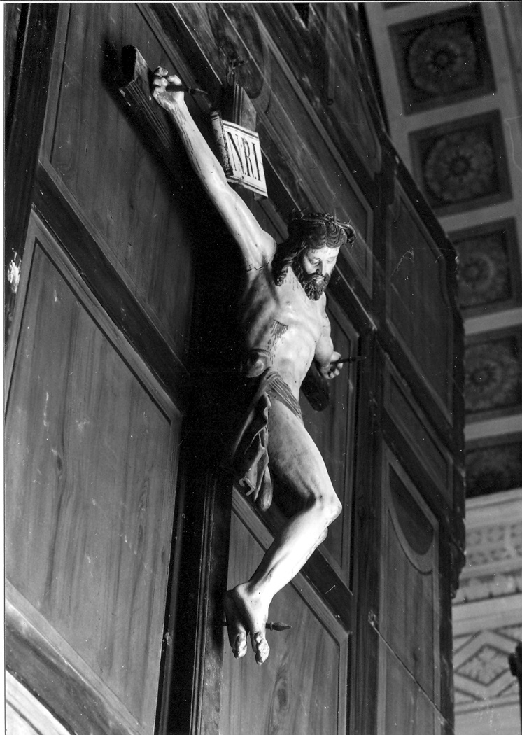 Cristo crocifisso (crocifisso) - bottega italiana (sec. XIX)