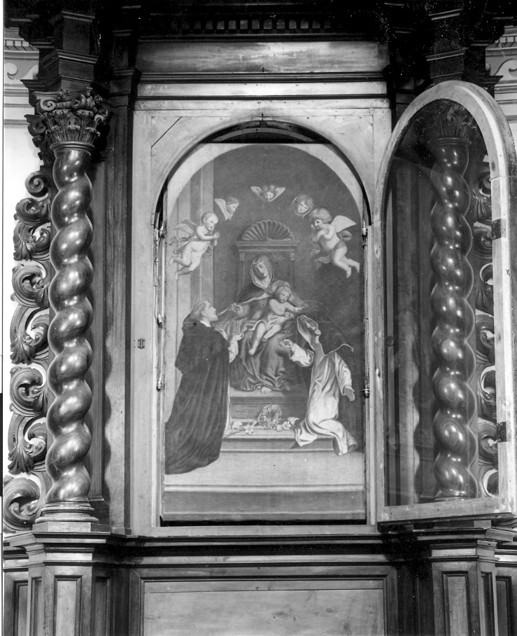 Madonna del Rosario (dipinto) - ambito marchigiano (fine sec. XVI)