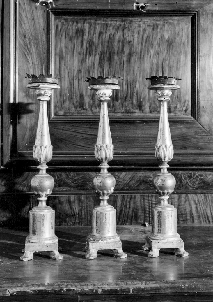 candeliere, serie - bottega marchigiana (sec. XIX)