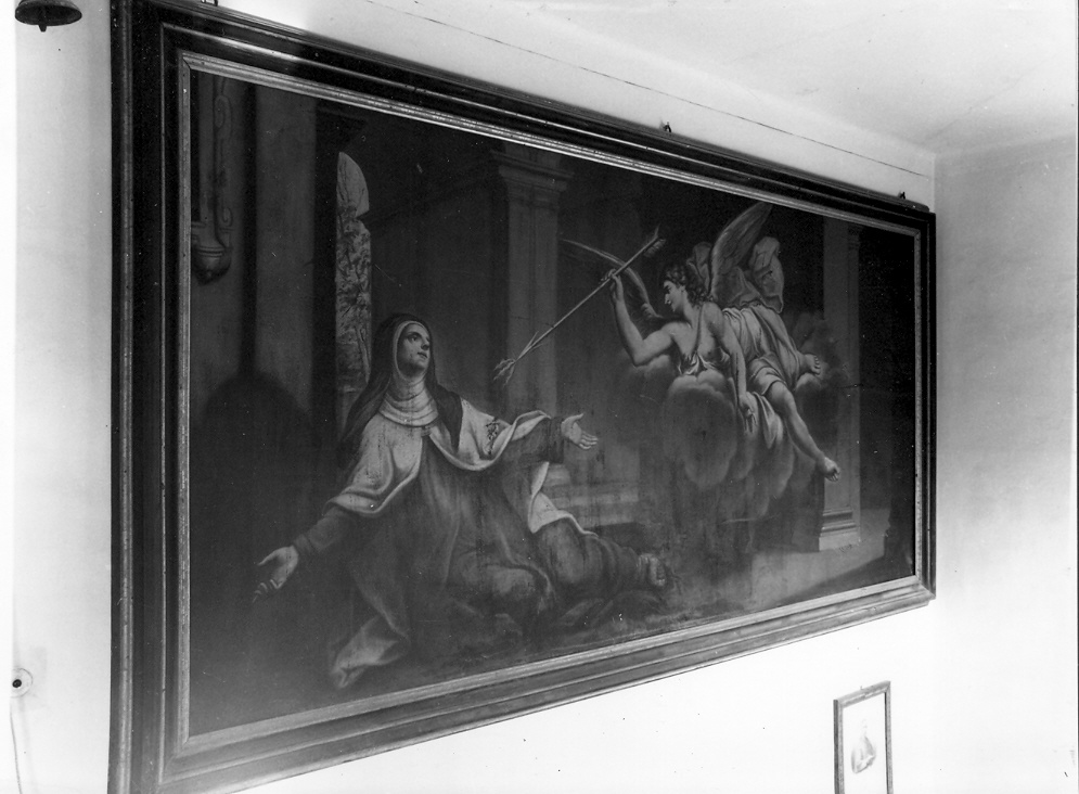 estasi di Santa Caterina (dipinto) - ambito marchigiano (fine/inizio secc. XIX/ XX)