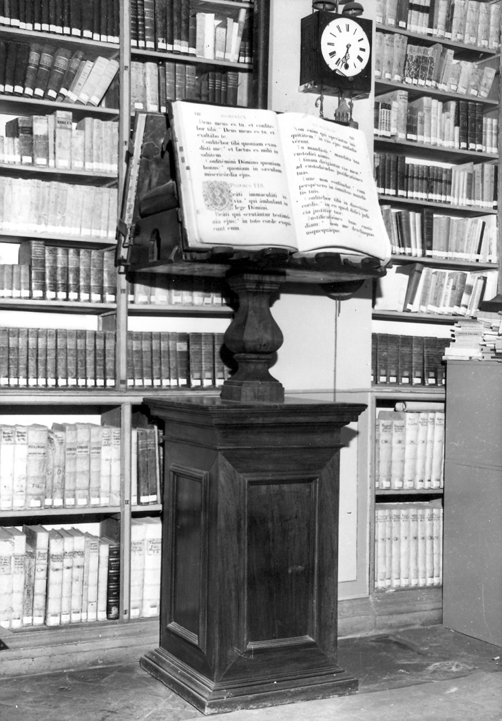 leggio - bottega italiana (fine sec. XIX)