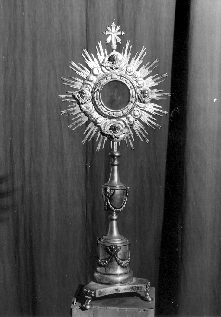 ostensorio - a raggiera - bottega marchigiana (inizio sec. XX)