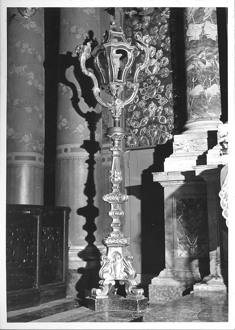 candeliere, coppia - bottega italiana (sec. XVIII)