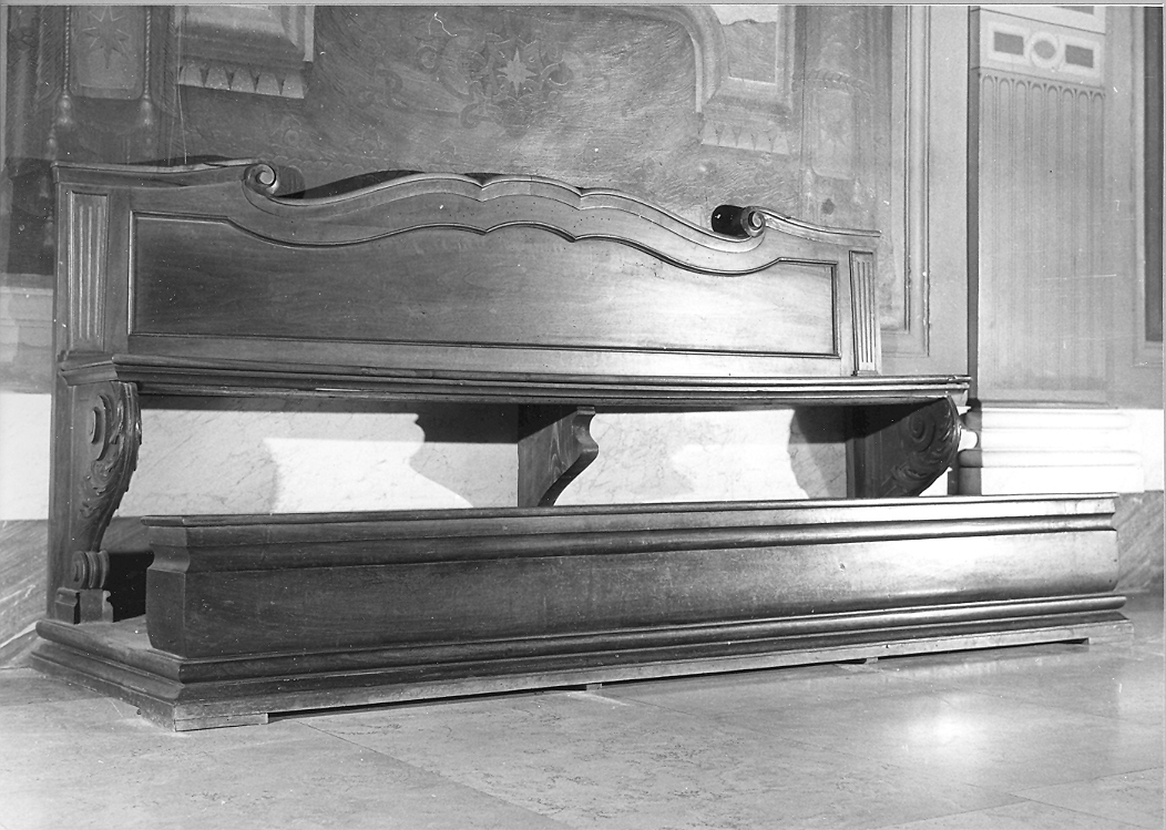 banco da chiesa, serie - produzione italiana (sec. XIX)