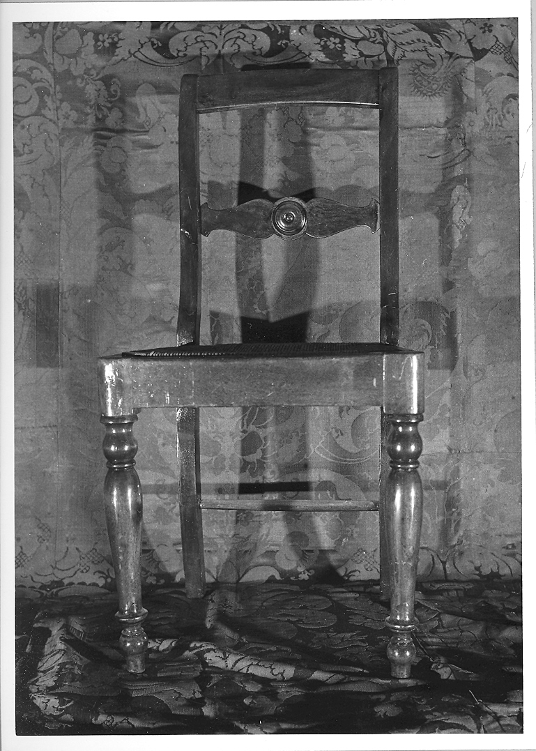 sedia - bottega italiana (prima metà sec. XIX)