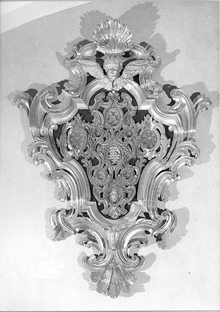 reliquiario, coppia - bottega italiana (prima metà sec. XVIII)