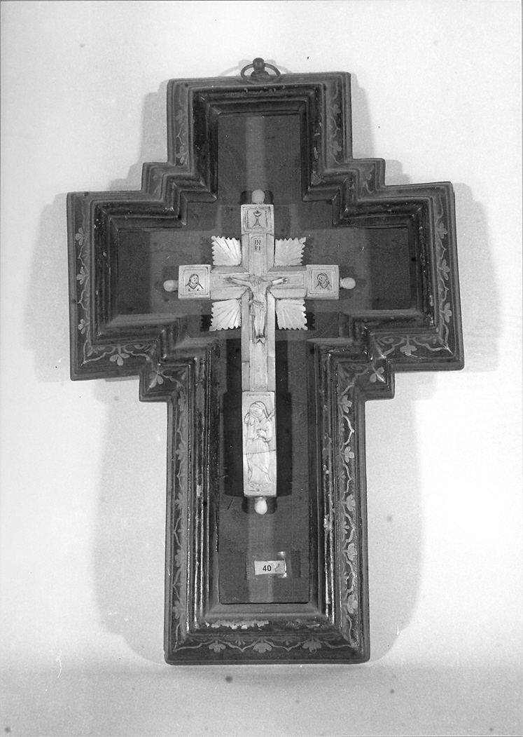 crocifisso - bottega italiana (sec. XIX)