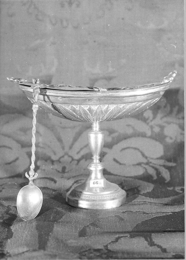 navicella portaincenso - bottega italiana (sec. XVIII)