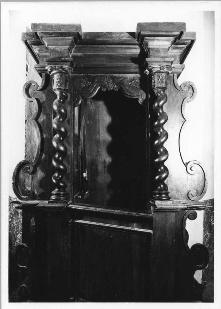 confessionale - bottega marchigiana (sec. XVII)