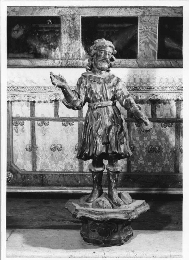 Sant'Omobono (statua) - bottega marchigiana (sec. XVII)