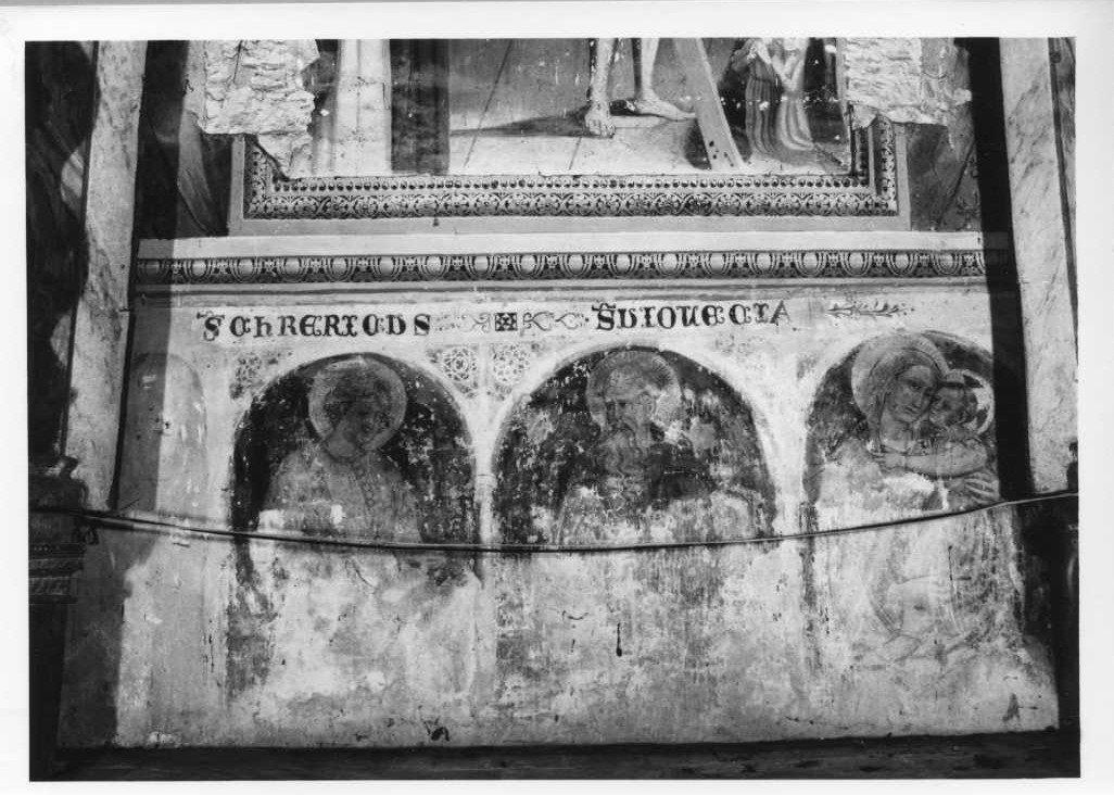 Santi (dipinto) - ambito marchigiano (inizio sec. XV)