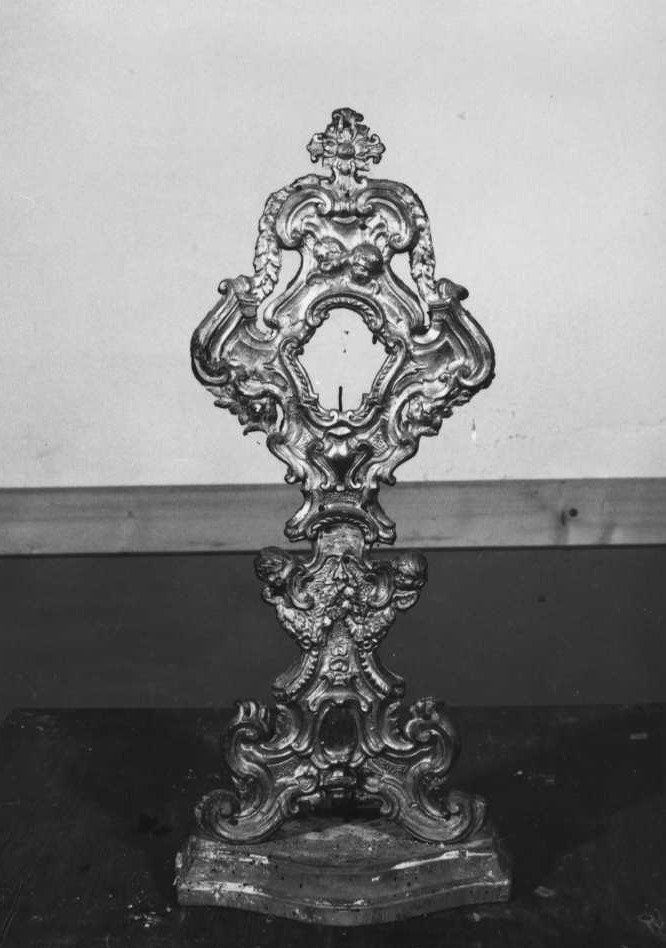 reliquiario fitomorfo, serie - bottega marchigiana (sec. XVIII)