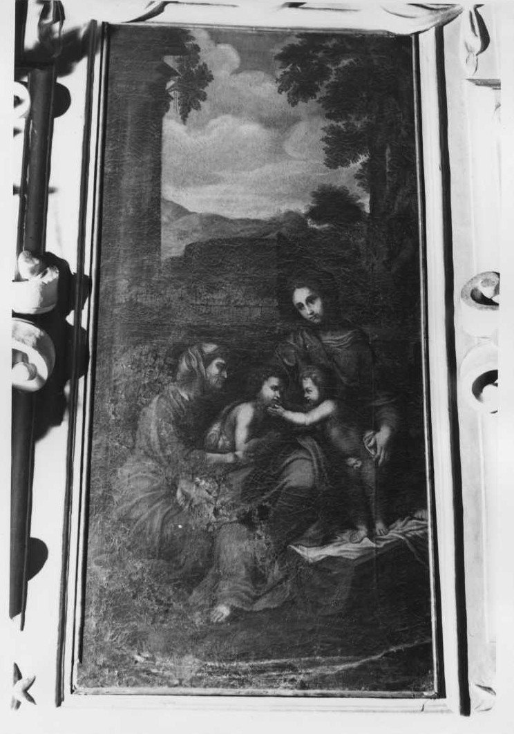 Madonna con Bambino e Santi (dipinto) - ambito marchigiano (sec. XVII)