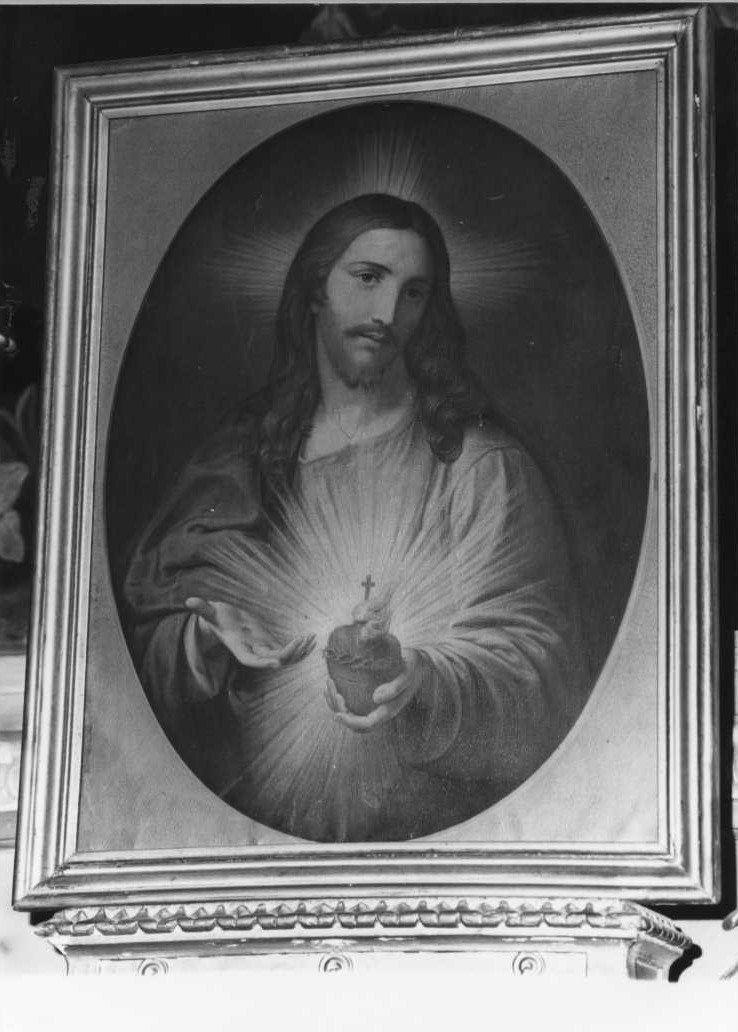 Sacro Cuore di Gesù (dipinto) - ambito romano (seconda metà sec. XIX)