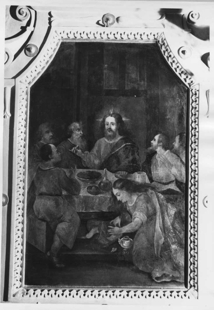 apparizione di Cristo risorto alle pie donne (dipinto) - ambito marchigiano (sec. XVII)