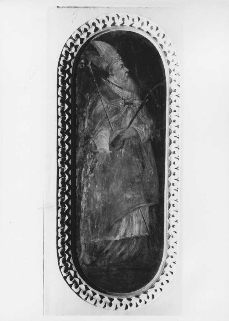 Santo vescovo (dipinto) - ambito marchigiano (sec. XVII)
