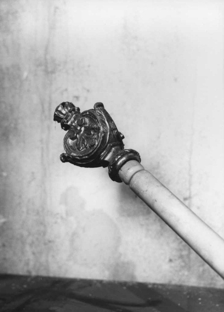 asta di baldacchino processionale, serie - bottega marchigiana (fine/inizio secc. XVIII/ XIX)