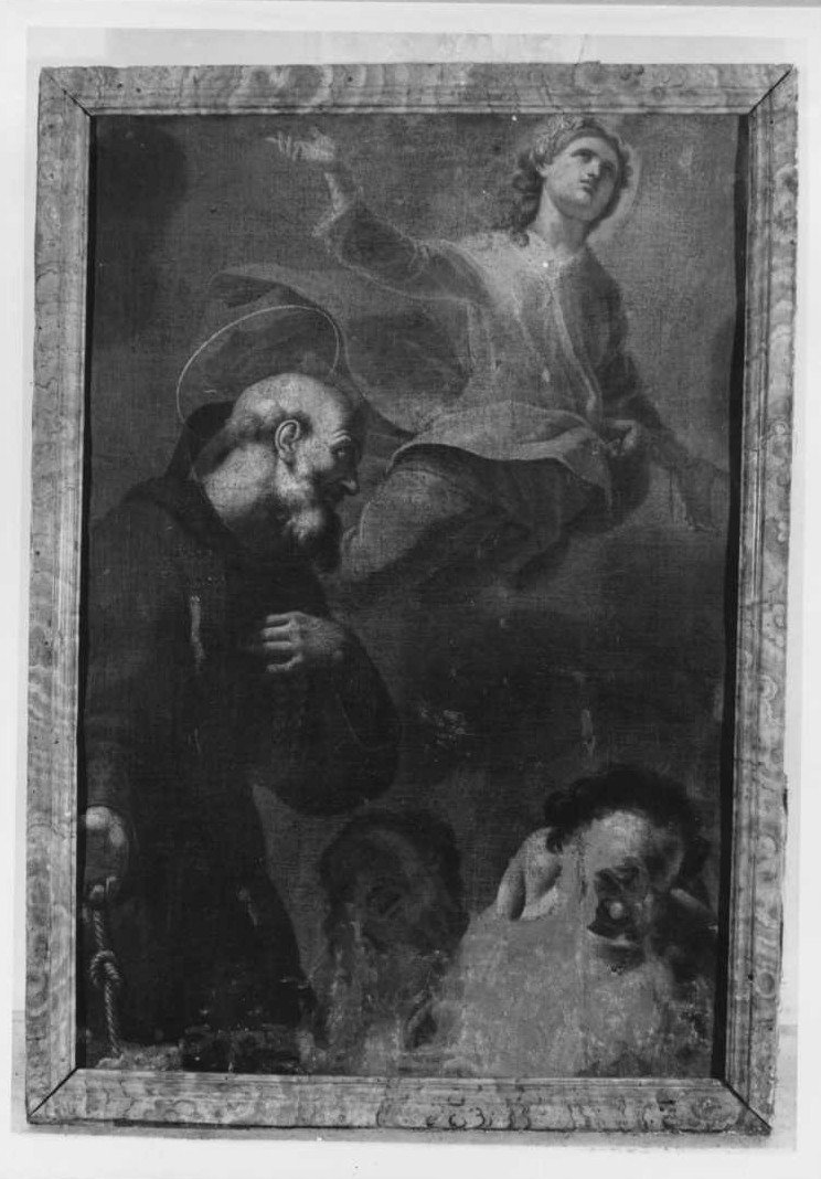 Santo francescano (dipinto) - ambito marchigiano (seconda metà sec. XVIII)