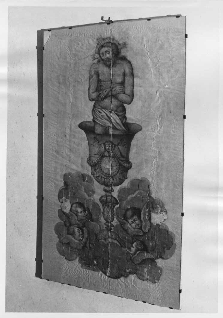 Ecce Homo (stendardo) - bottega marchigiana (inizio sec. XIX)