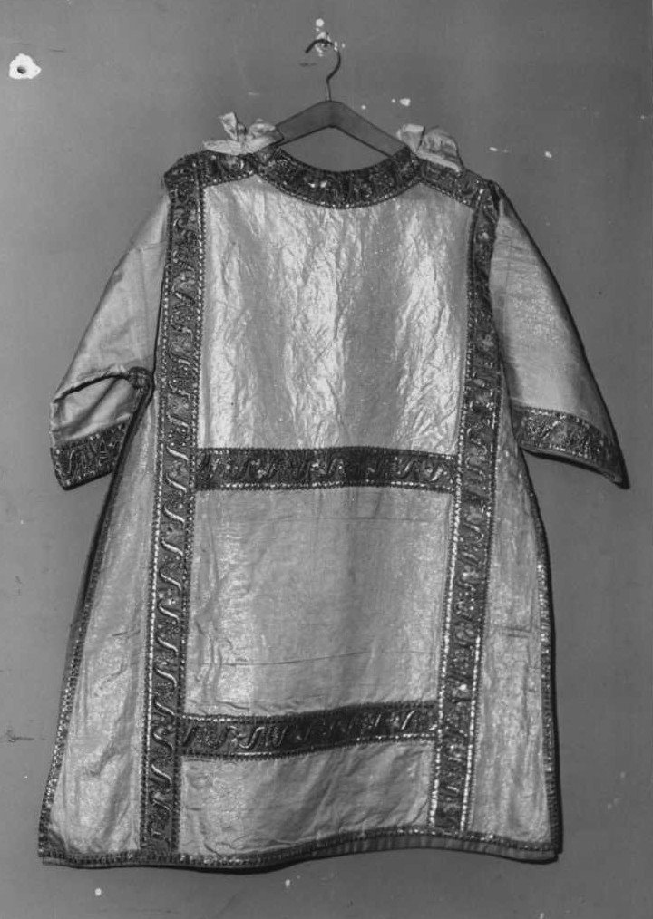 paramento liturgico, insieme - manifattura marchigiana (fine/inizio secc. XVIII/ XIX)