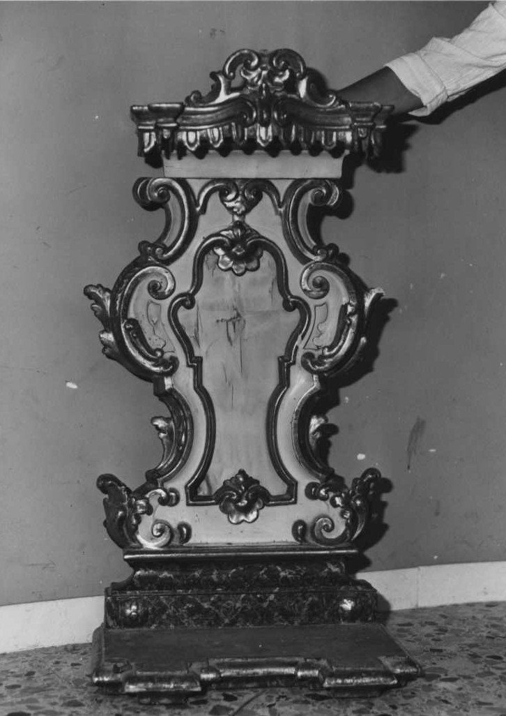 tronetto per esposizione eucaristica - bottega marchigiana (seconda metà sec. XVIII)