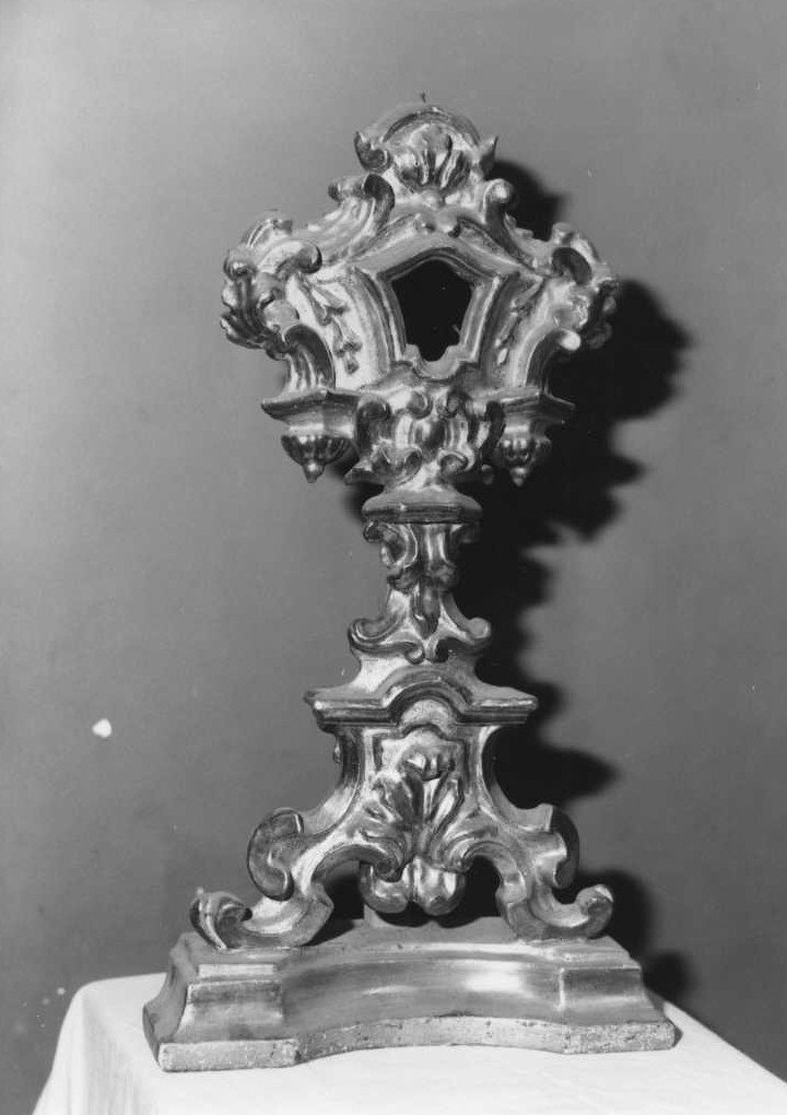 reliquiario fitomorfo - bottega marchigiana (metà sec. XVIII)