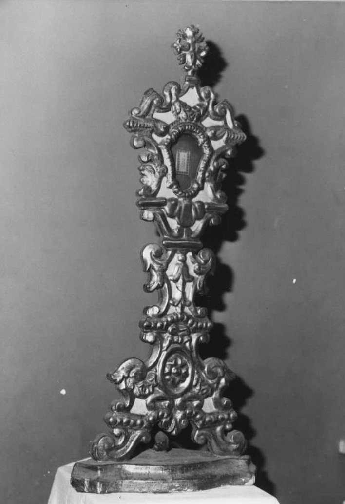 reliquiario fitomorfo, serie - bottega marchigiana (sec. XVIII)